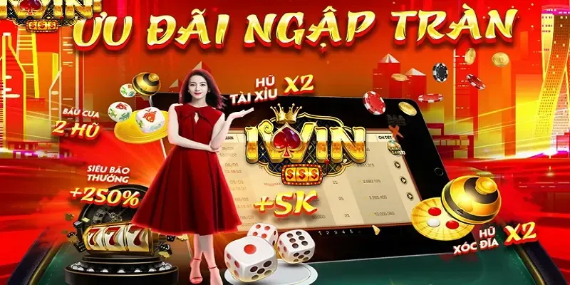 Bàn chơi Sic Bo với xúc xắc và Rồng Hổ